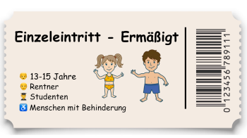 Einzeleintritt Ermäßigte